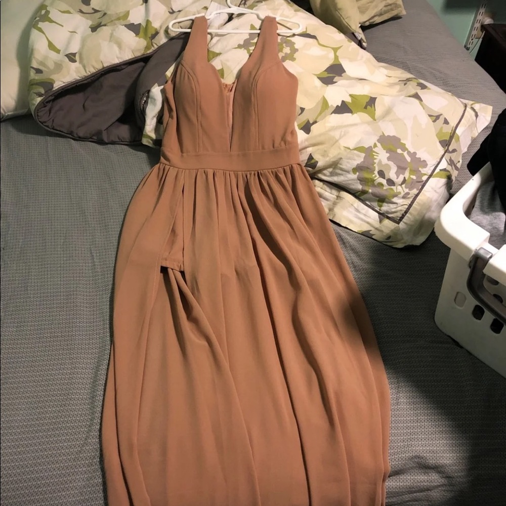 Long romper dress Xs brand new